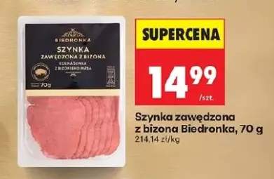 Szynka zawędzona z bizona