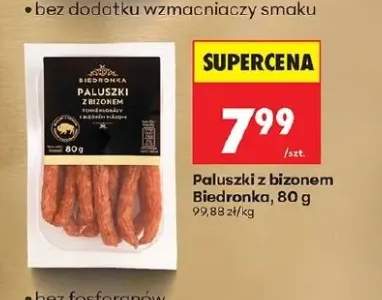 Paluszki z bizonem