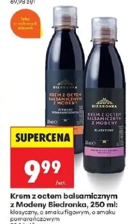 Krem z octem balsamicznym z Modeny klasyczny o smaku figowym