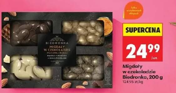 Migdały w czekoladzie