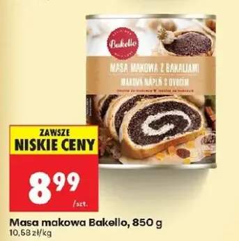 Masa makowa z bakaliami