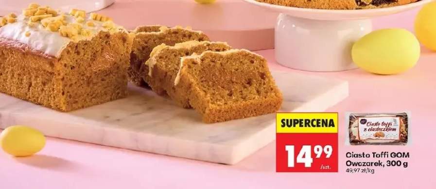 Ciasto Toffi z ciasteczkiem Owczarek