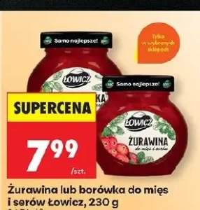 Żurawina lub borówka do mięs i serów