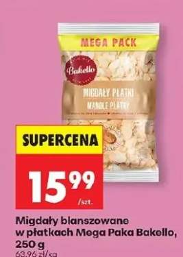 Migdały blanszowane w płatkach Mega Pack
