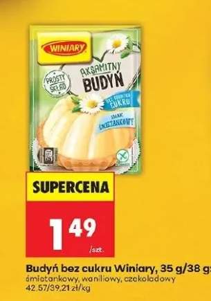 Budyń bez cukru śmietankowy