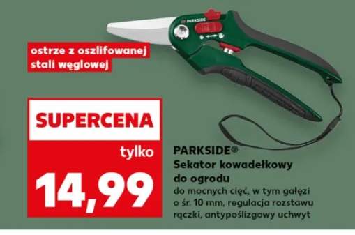 Sekator kowadełkowy do ogrodu