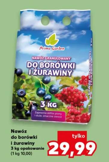 Nawóz granulowany do borówki i żurawiny