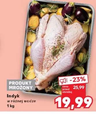 Indyk w różnej wadze