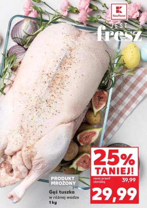 Gęś tuszka w różnej wadze