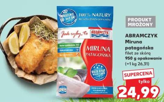 Miruna patagońska filet ze skórą