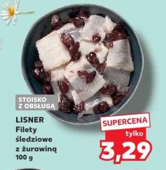 Filety śledziowe z żurawiną