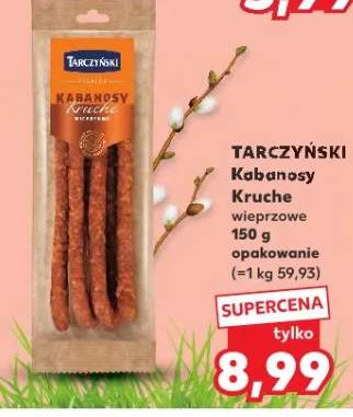 Kabanosy Kruche wieprzowe