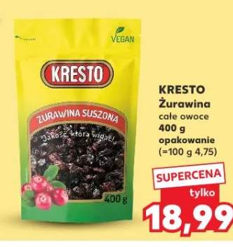 Żurawina całe owoce