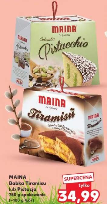 Babka tiramisu lub pistacja