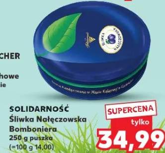 Śliwka Nałęczowska bomboniera