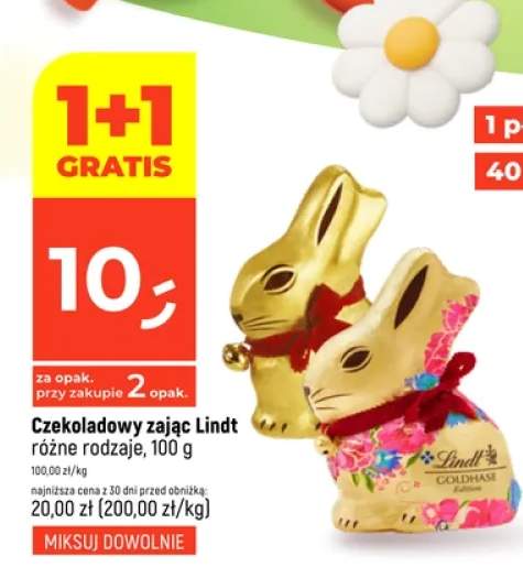 Czekoladowy zając Lindt różne rodzaje
