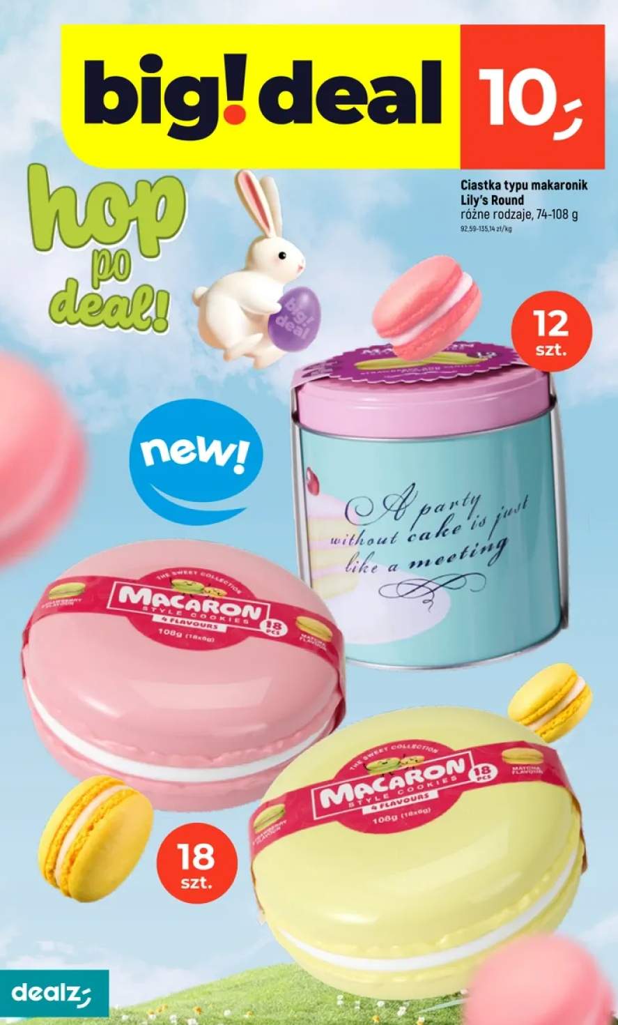 Ciastka typu makaronik różne rodzaje