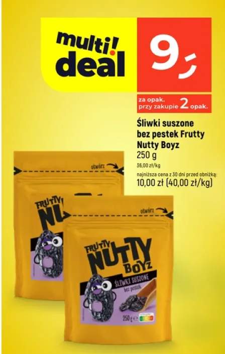 Śliwki suszone bez pestek