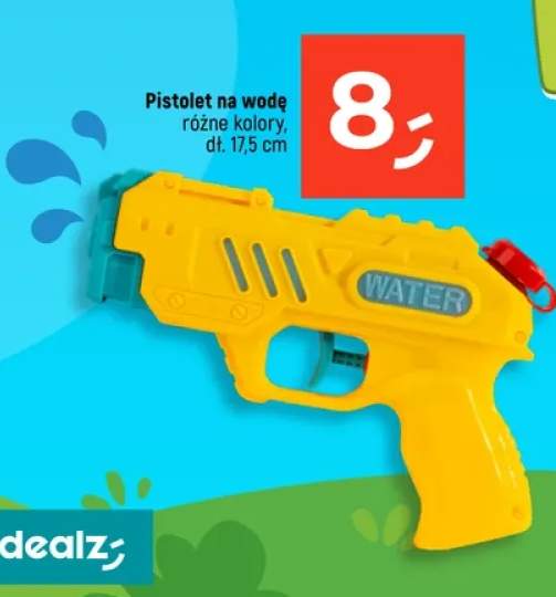 Pistolet na wodę różne kolory