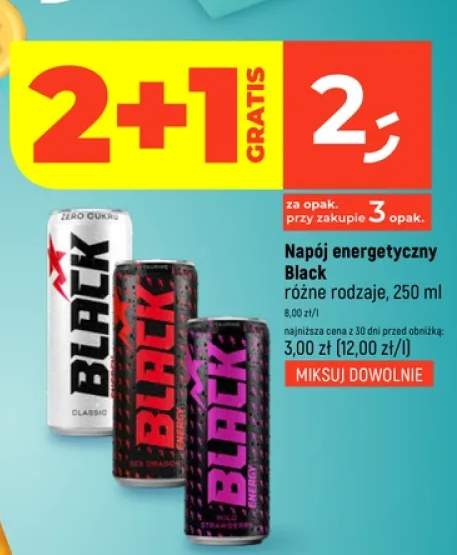 Napój energetyczny różne rodzaje