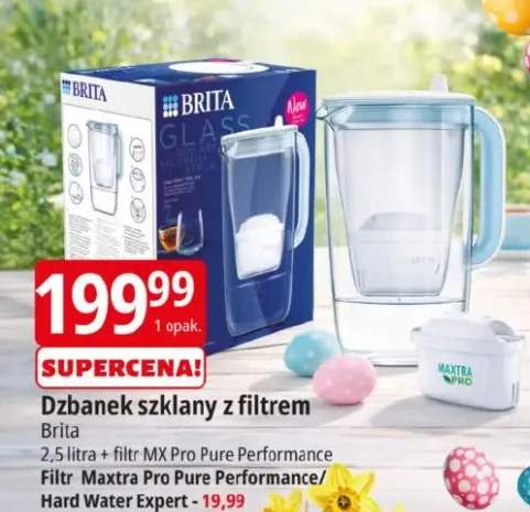 Dzbanek szklany z filtrem 2,5 litra + filtr MX Pro Pure Performance
