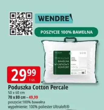 Poduszka Cotton Percale