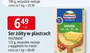 Ser żółty w plastrach