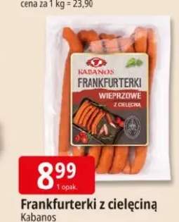 Frankfurterki z cielęciną