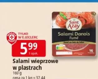 Salami wieprzowe w plastrach