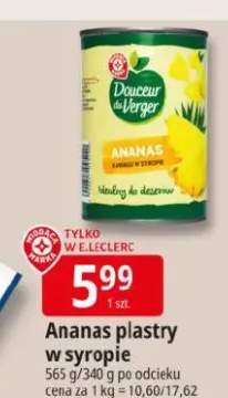 Ananas plastry w syropie