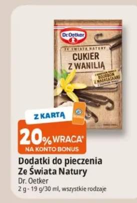 Dodatki do pieczenia ze świata natury