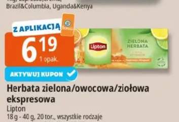 Herbata zielona/owocowa/ziołowa ekspresowa