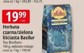 Herbata czarna/zielona liściasta