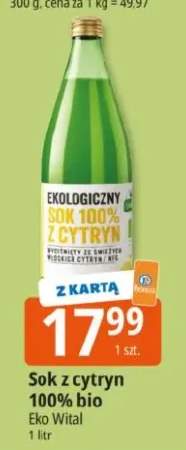 Sok z cytryn 100% bio