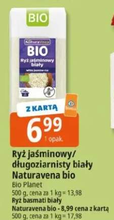 Ryż jaśminowy/długoziarnisty biały Naturavena bio