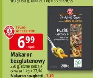 Makaron bezglutenowy fusilli tricolore