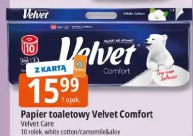 Papier toaletowy Velvet Comfort