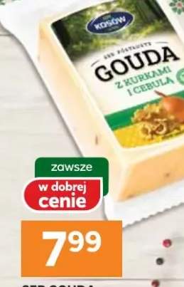 Ser z kurkami i cebulą