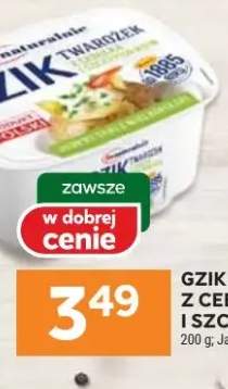 Gzik twarożek z cebulką i szczypiorkiem