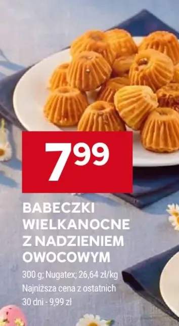 Babeczki wielkanocne z nadzieniem owocowym