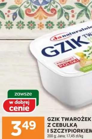 Gzik twarożek z cebulką i szczypiorkiem