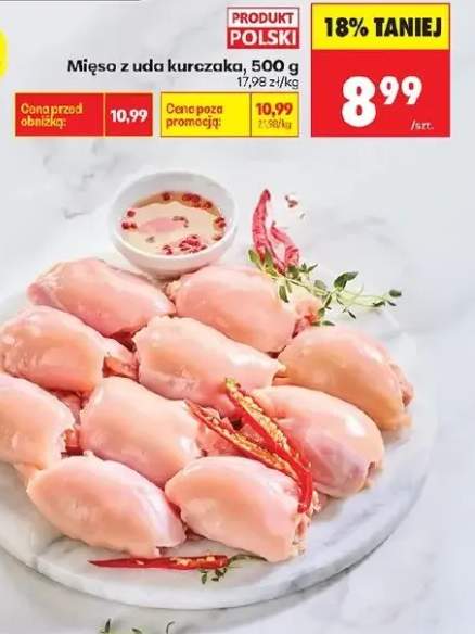 Mięso z uda kurczaka