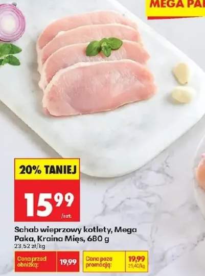 Schab wieprzowy kotlety, Mega Paka