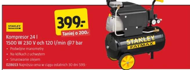 Kompresor 24l 1500W 230V och 120l/min @7bar