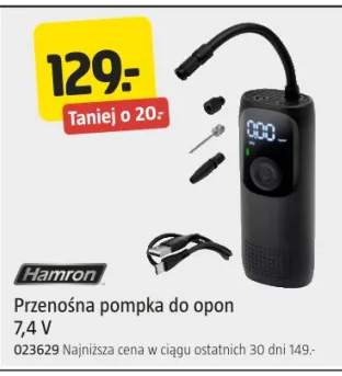 Przenośna pompka do opon 7,4V