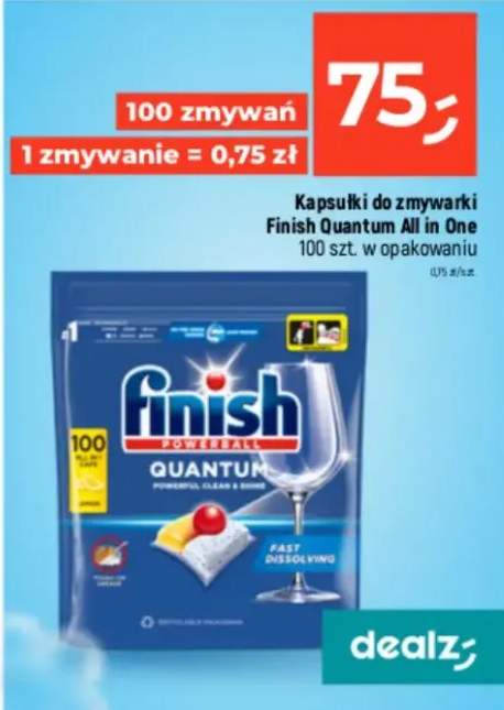 Kapsułki do zmywarki Finish Quantum All in One
