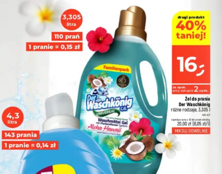 Żel do prania różne rodzaje