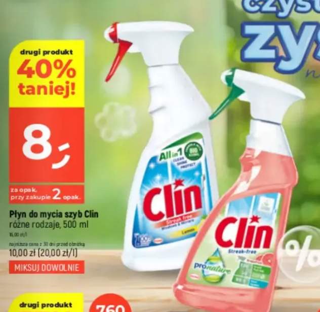 Płyn do mycia szyb różne rodzaje