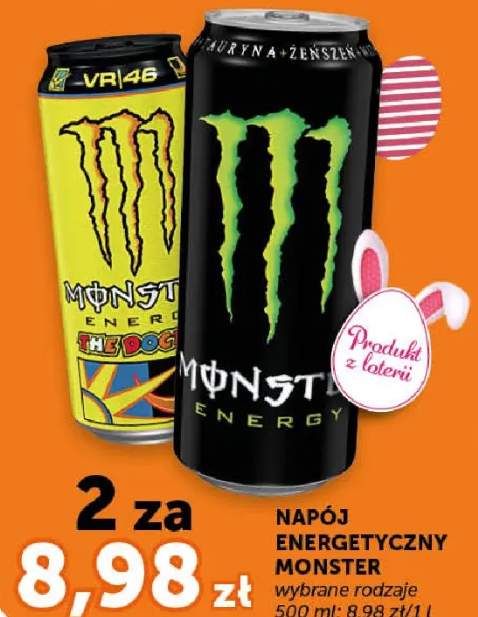 Napój energetyczny wybrane rodzaje