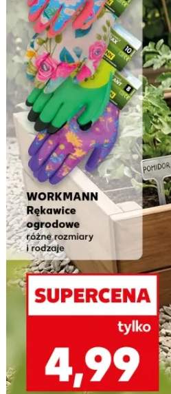 Rękawice ogrodowe różne rozmiary i rodzaje